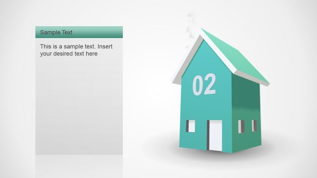 PowerPoint 3D House Template