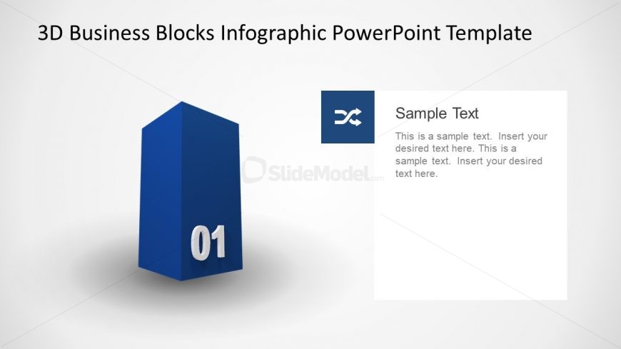 Presentation of 1 Cube Block