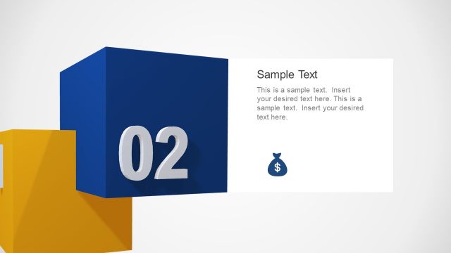 3D Animation Cube PowerPoint Block