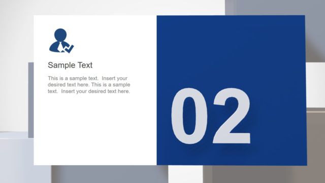 Animated 3D Model Cubes Presentation