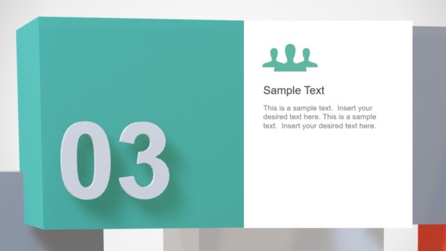 3D Blocks Diagram Template