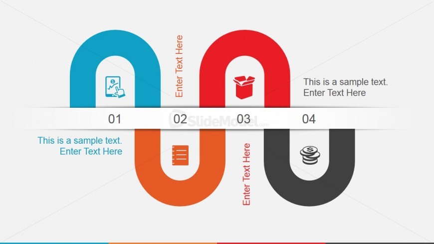 Animated U Shapes in PowerPoint