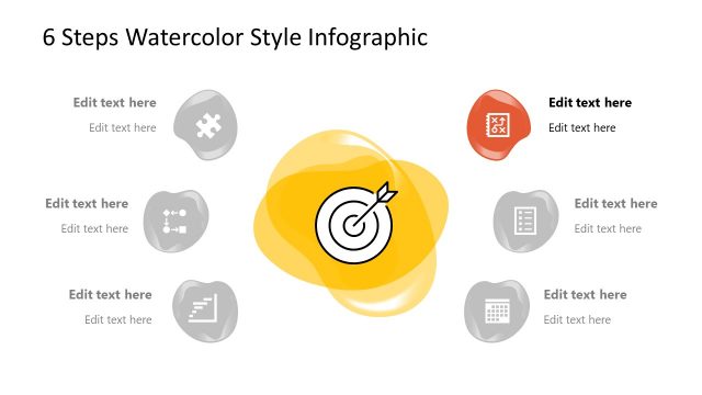 Step 4 of Watercolor Infographic Diagram Template