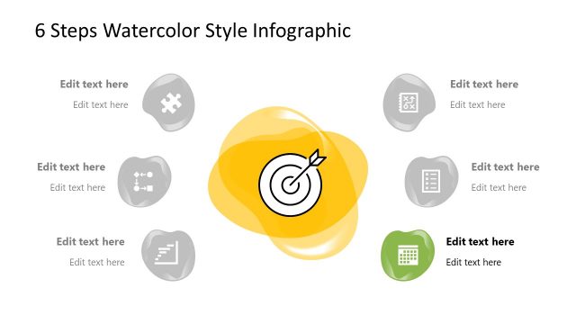 Step 6 of Watercolor Infographic Diagram Template