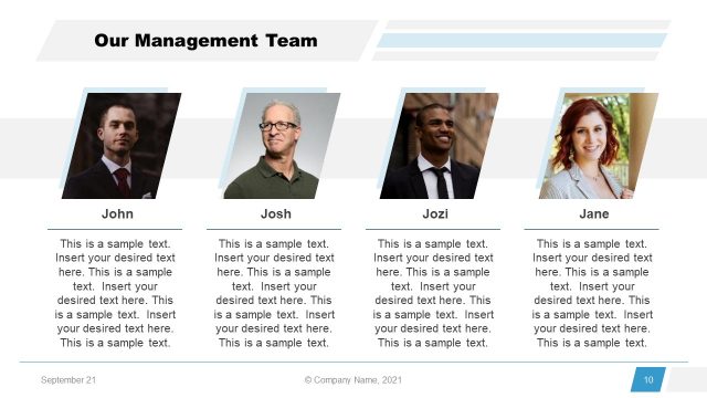 Team Annual Report PowerPoint Slide