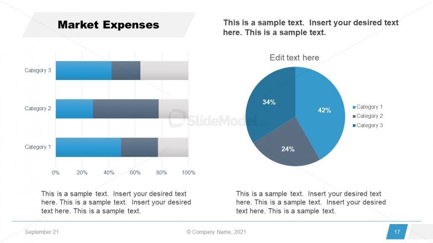 Corporate Annual Report Template of Market Expense