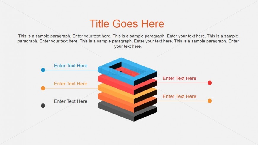 Multi Level Stack Design For PowerPoint - SlideModel