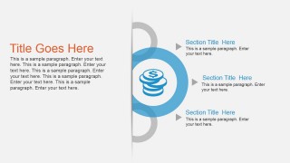 3 Text boxes & Circular Diagram Design for PowerPoint