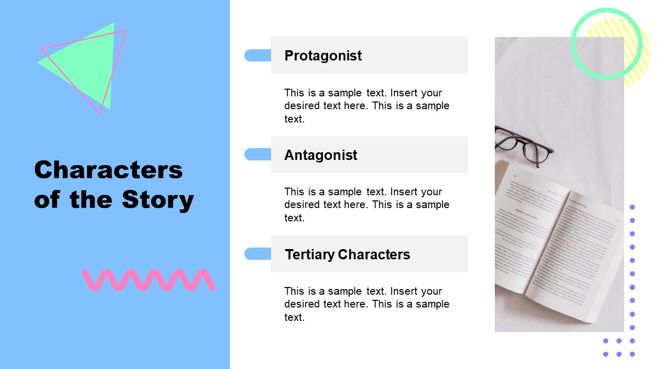 Characters Story Book Report Template - SlideModel With Story Report Template