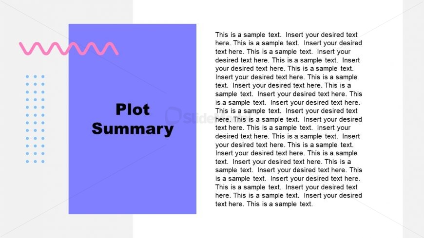 PPT Book Report Template for Plot Summary