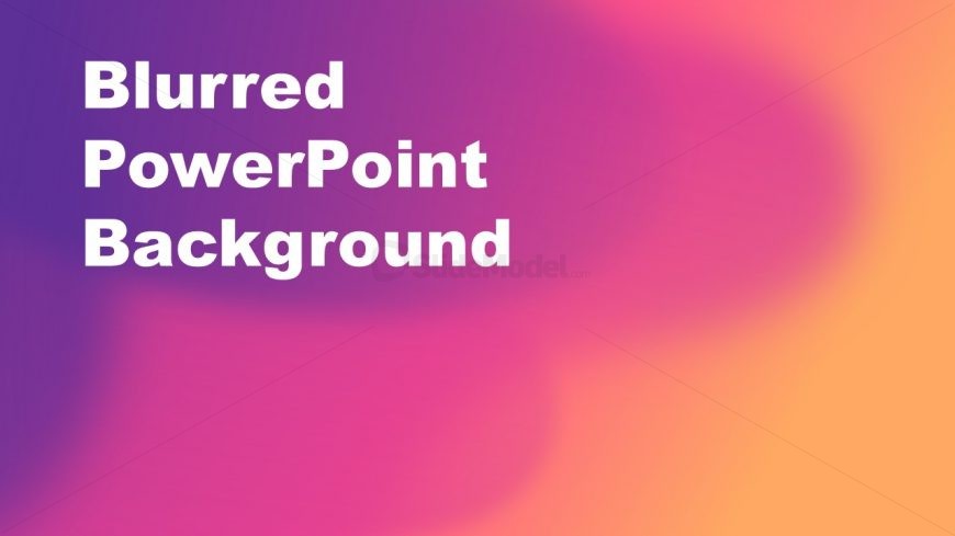 Slide of Blurred Gradient Backgound
