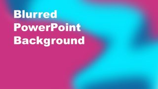 Cyan Purple PowerPoint Template Background