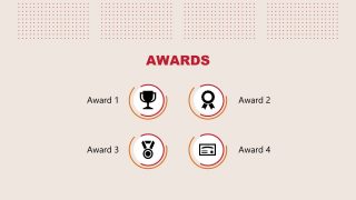 Slide of Curriculum Vitae Award Template