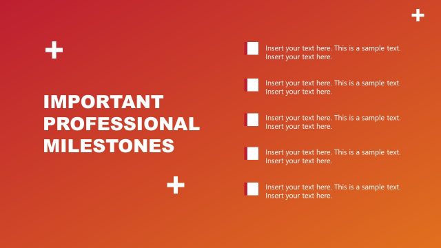 Curriculum Vitae Milestones PowerPoint