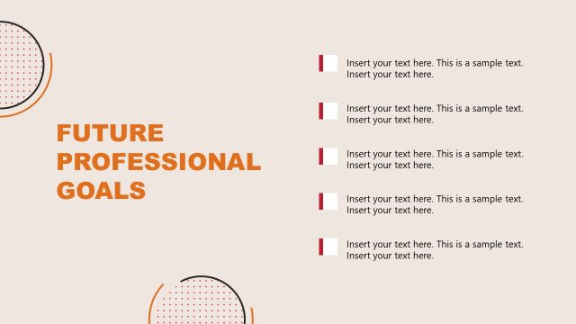 Curriculum Vitae Future Goals PowerPoint