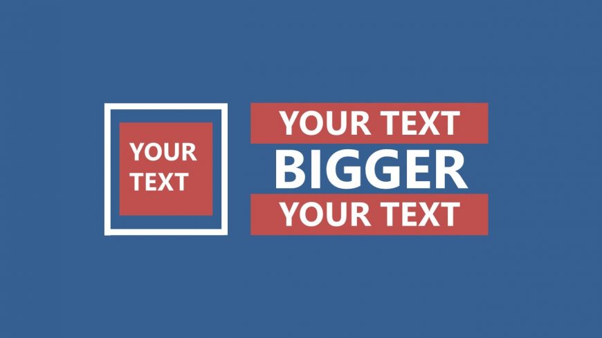 Heading and Banner Text PowerPoint