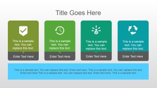 4 Elements Horizontal Slide Layout Design