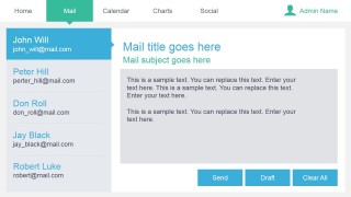 Email Client Data Dashboard Design