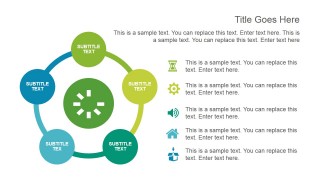 Circular Diagram Design with 5 Steps