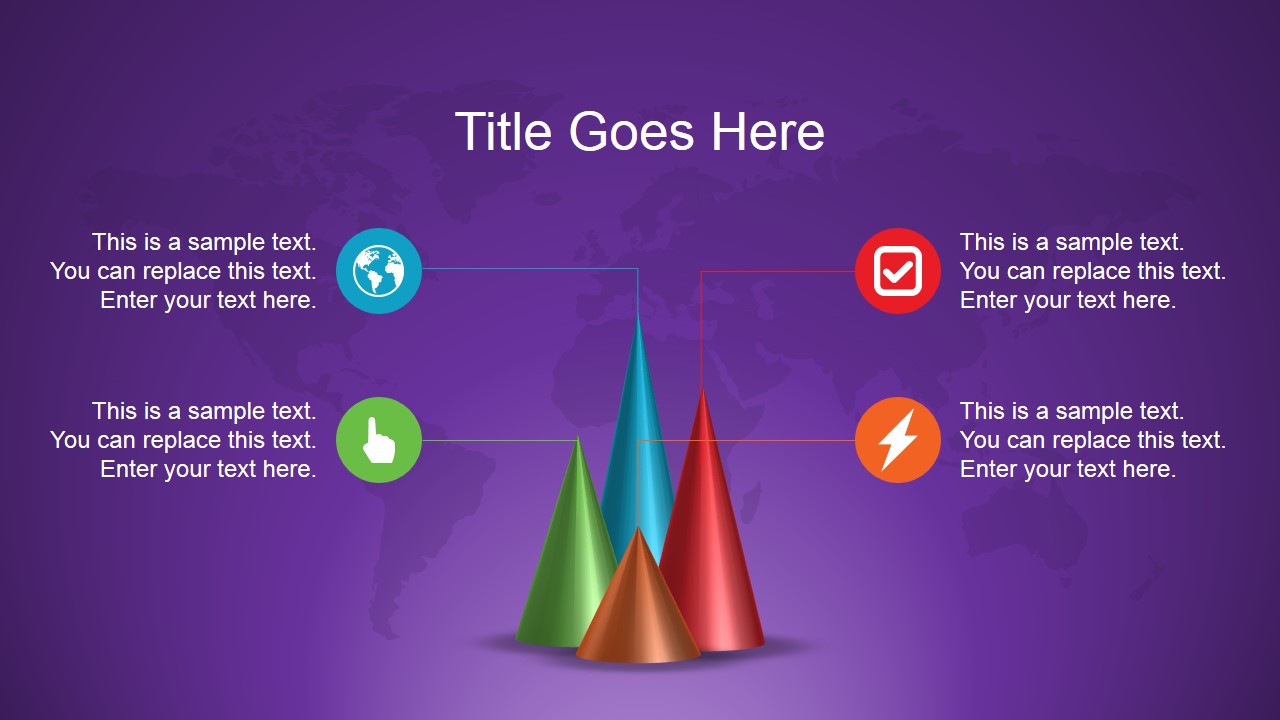 Cones Chart Diagram Slide Design