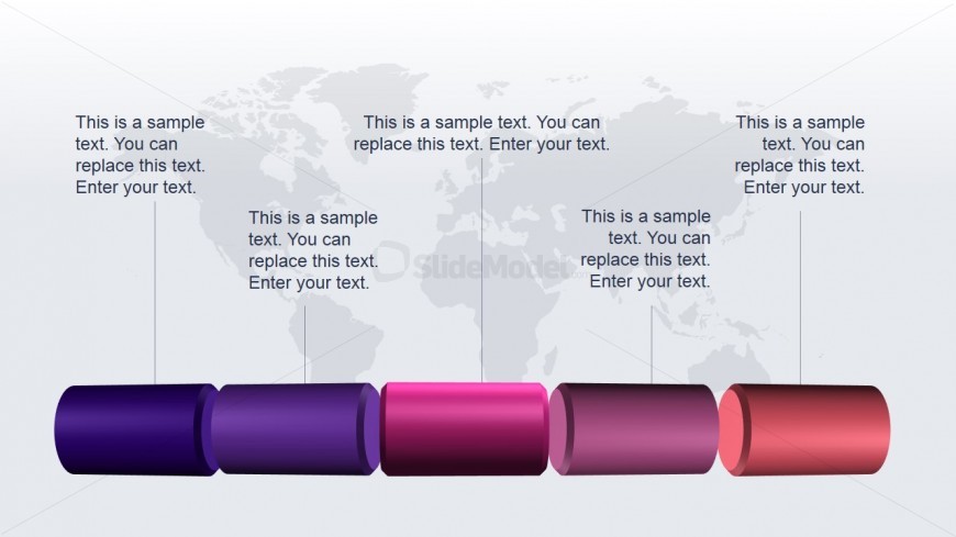 3D Pipeline Graphic Idea for PowerPoint