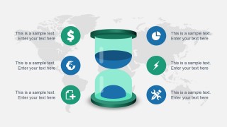 Sand Clock Diagram & Slide for PowerPoint