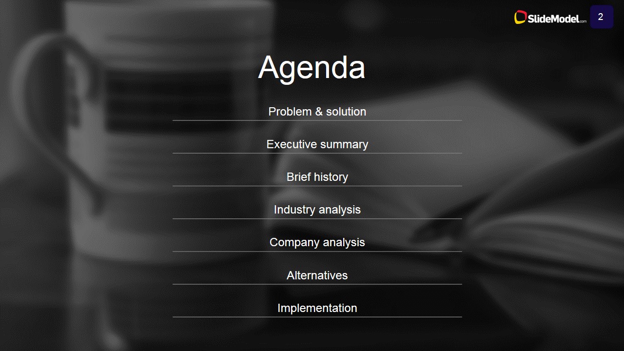 Case Study Analysis Agenda - SlideModel