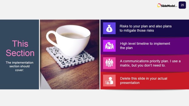 Case Studies Implementation Plan Slide