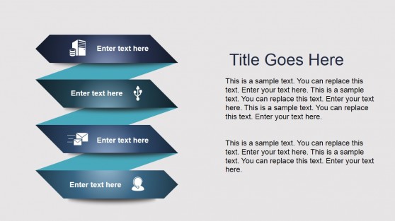 Ribbon Layout Design for PowerPoint