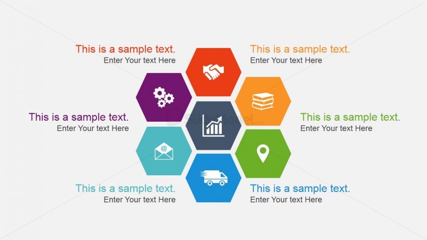 Hexagonal Diagrams With Powerpoint Icons Slidemodel My XXX Hot Girl