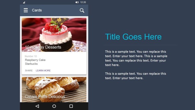 Local Search in Android Materials Design UI Elements