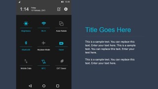 PowerPoint UI Elements for Android Materials Control Panel