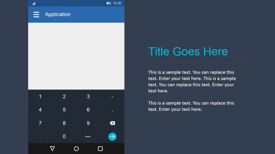 Android Numeric Keyboard UI Toolkit