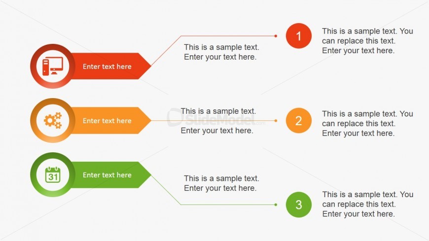 Creative Multiple Paths Slide Design Slidemodel