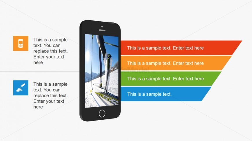 Smartphone Slide Design Picture for PowerPoint - SlideModel