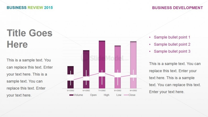 PowerPOint Bar Chart and Candle Chart