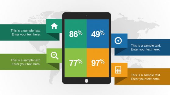 Business Percentage Report For PowerPoint