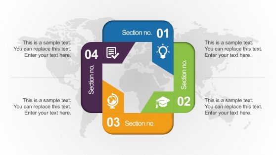 4-Step Cycle Diagram for PowerPoint