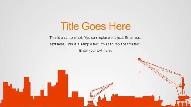 Logistic Background PowerPoint Template