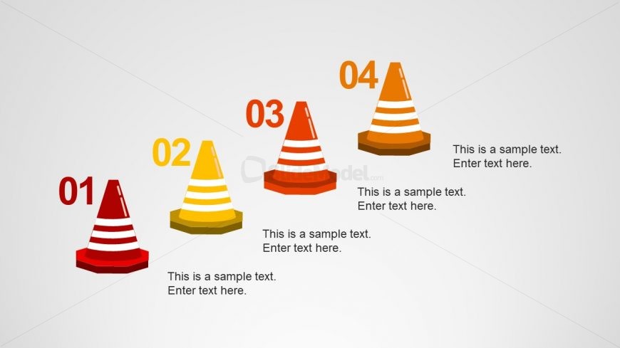 4 Steps Diagram Design of Construction