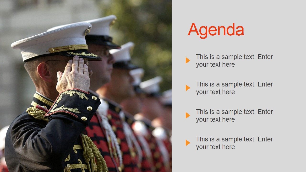 Military PowerPoint Template SlideModel