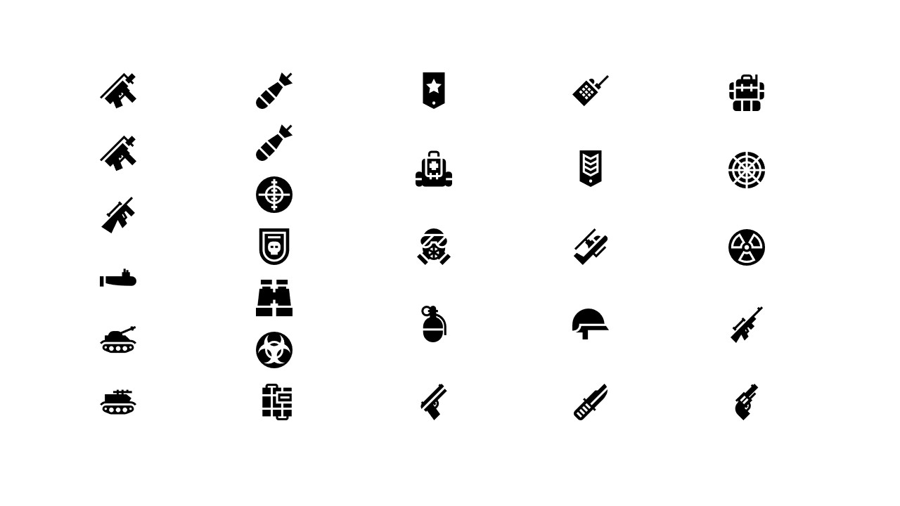 Set of Infographic Icons PPT