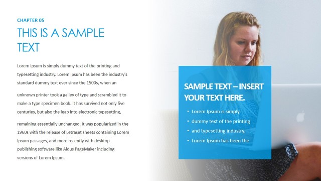 Let your Customer Speak Sales Pitch Section