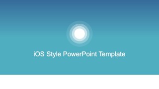 PPT Template Based on iOS Style