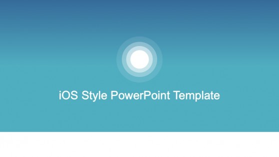 PPT Template Based on iOS Style