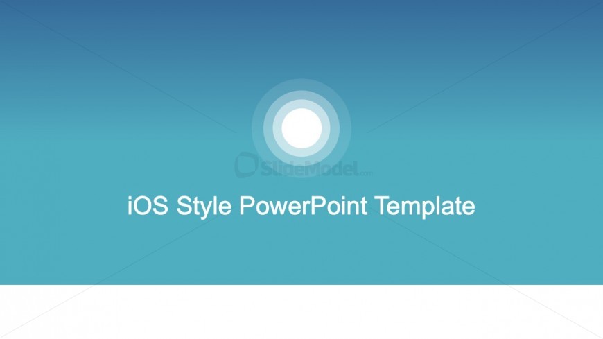 PPT Template Based on iOS Style