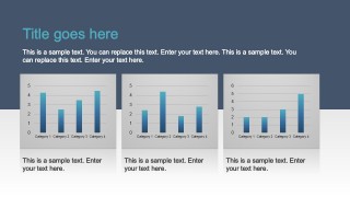 PPT Template Column Chart Data Driven