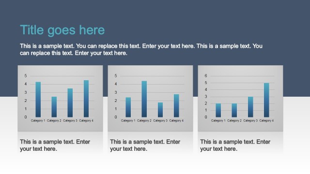 Column Charts Data Driven PowerPoint Template