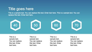 Hexagonal Shapes Infogrphics for PowerPoint