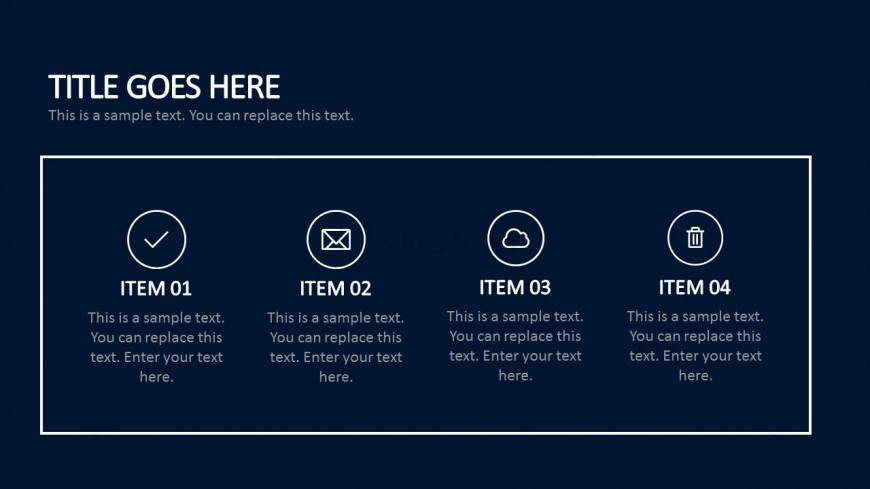 4 Steps Business Process PowerPoint Templates